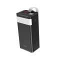 Портативный зарядное устройство Power Bank HOCO J86 40000mAh для зарядки смартфонов и планшетов, 2USB+Type-C+micro, PD20W, фонарик, черный, 0.790kg Портативный зарядное устройство Power Bank HOCO J86 40000mAh для зарядки смартфонов и планшетов, 2USB+Type-C+micro, PD20W, фонарик, черный, 0.790kg
