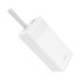 Портативный зарядное устройство Power Bank HOCO J86 40000mAh для смартфонов, планшетов, 2USB+Type-C+micro, PD20W, фонарик, белый, 0.790kg