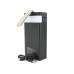 Повербанк Linkage LKP-46 Solar 30000mAh 22.5W с кабелями Type-C и Lightning для зарядки смартфонов и гаджетов Black