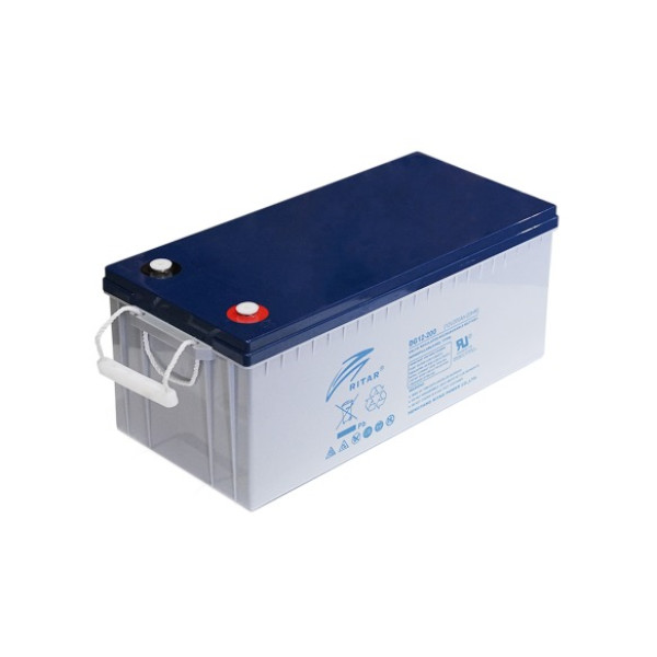 Акумуляторна батарея GEL DG12-200 12В 200А·год глибокого циклу для сонячних станцій, вітроенергетики, телекомунікацій та UPS Акумуляторна батарея GEL DG12-200 12В 200А·год глибокого циклу для сонячних станцій, вітроенергетики, телекомунікацій та UPS