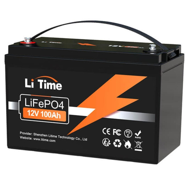 Аккумулятор LiFePO4 12.8V 100Ач 1280Wh Bluetooth BMS100A IP65 для систем резервного и автономного питания Аккумулятор LiFePO4 12.8V 100Ач 1280Wh Bluetooth BMS100A IP65 для систем резервного и автономного питания