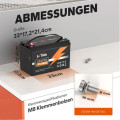 Аккумулятор LiFePO4 12.8V 100Ач 1280Wh Bluetooth BMS100A IP65 для систем резервного и автономного питания Аккумулятор LiFePO4 12.8V 100Ач 1280Wh Bluetooth BMS100A IP65 для систем резервного и автономного питания
