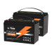 Аккумулятор LiFePO4 12.8V 100Ач 1280Wh Bluetooth BMS100A IP65 для систем резервного и автономного питания