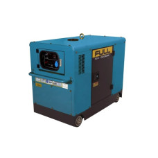Генератор дизельный FULL FDL13500SC для дома и строительства, 1-фазный 230V 11 кВт, бак 55 л, экономичный расход 3,5 л/ч