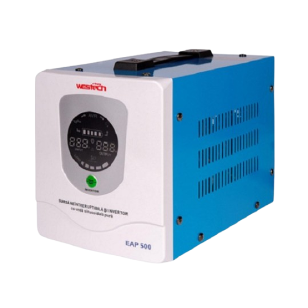 ДБЖ Westech EAP DUAL ULTIMATE 500VA 300W 12V з правильною синусоїдою для відеоспостереження та охоронних систем ДБЖ Westech EAP DUAL ULTIMATE 500VA 300W 12V з правильною синусоїдою для відеоспостереження та охоронних систем