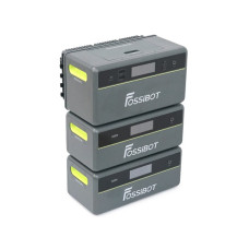 Солнечная электростанция all-in-one FOSSiBOT FBP1200W+2Battery для автономного энергоснабжения с LiFePO4 5874Wh и MPPT 2000W Wi-Fi управлением через приложение