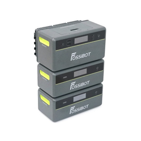Солнечная электростанция all-in-one FOSSiBOT FBP1200W+2Battery для автономного энергоснабжения с LiFePO4 5874Wh и MPPT 2000W Wi-Fi управлением через приложение Солнечная электростанция all-in-one FOSSiBOT FBP1200W+2Battery для автономного энергоснабжения с LiFePO4 5874Wh и MPPT 2000W Wi-Fi управлением через приложение