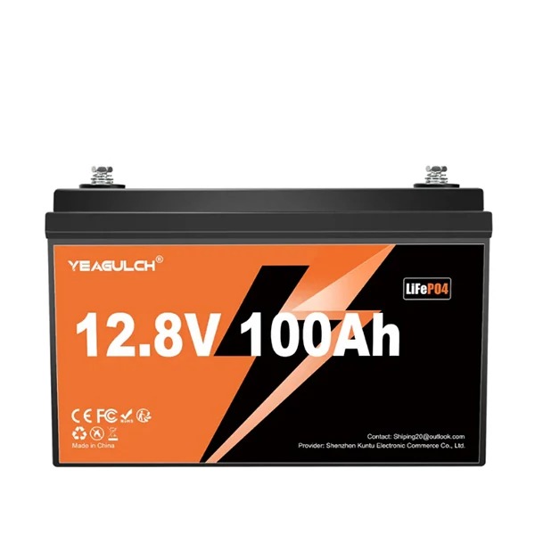 Аккумуляторная батарея LiFePO4 12,8V 100Ah 1280Wh BMS-100A для систем видеонаблюдения и охранной сигнализации