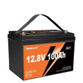 Аккумуляторная батарея LiFePO4 12,8V 100Ah 1280Wh BMS-100A для систем видеонаблюдения и охранной сигнализации
