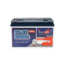Аккумуляторная батарея LiFePO4 12.8V 100Ah Pro 1280Wh BMS 100A для резервного и солнечного питания домов, офисов, кемперов и лодок