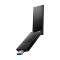 Адаптер WiFi 7 трехдиапазонный Cudy WU6500 с USB 3.0 для высокой скорости передачи данных до 2880 Мбит/с на 6 ГГц и 5 ГГц, совместим с Windows 10/11 Адаптер WiFi 7 трехдиапазонный Cudy WU6500 с USB 3.0 для высокой скорости передачи данных до 2880 Мбит/с на 6 ГГц и 5 ГГц, совместим с Windows 10/11