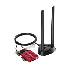Адаптер WiFi 7 тридіапазонний PCI-E Cudy WE9300S BE9300 з Bluetooth 5.4 для ПК на Windows 11, швидкість до 5760 Мбіт/с, підтримка MU-MIMO, OFDMA