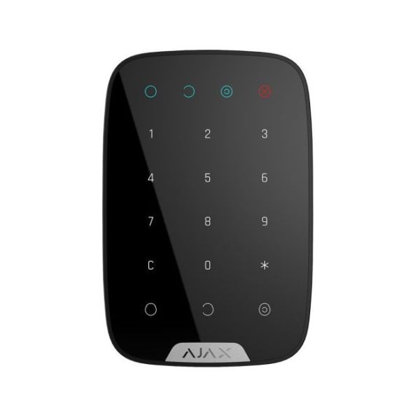 Беспроводная сенсорная клавиатура Ajax Keypad black Беспроводная сенсорная клавиатура Ajax Keypad black