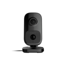 Wi-Fi камера відеоспостереження Ajax IndoorCam Black для внутрішнього використання з ІЧ датчиком руху та інтелектуальним розпізнаванням об'єктів