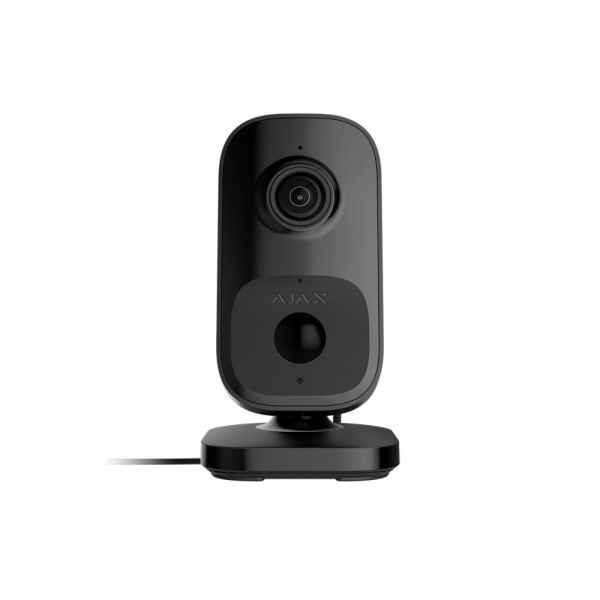 Wi-Fi камера відеоспостереження Ajax IndoorCam Black для внутрішнього використання з ІЧ датчиком руху та інтелектуальним розпізнаванням об'єктів Wi-Fi камера відеоспостереження Ajax IndoorCam Black для внутрішнього використання з ІЧ датчиком руху та інтелектуальним розпізнаванням об'єктів