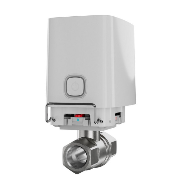 Кран перекриття води Ajax WaterStop 3/4" white з дистанційним керуванням Кран перекриття води Ajax WaterStop 3/4" white з дистанційним керуванням