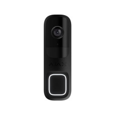 Відеодзвінок Ajax DoorBell Black з ІЧ-сенсором та керуванням у застосунках для безпеки та комфорту з штучним інтелектом