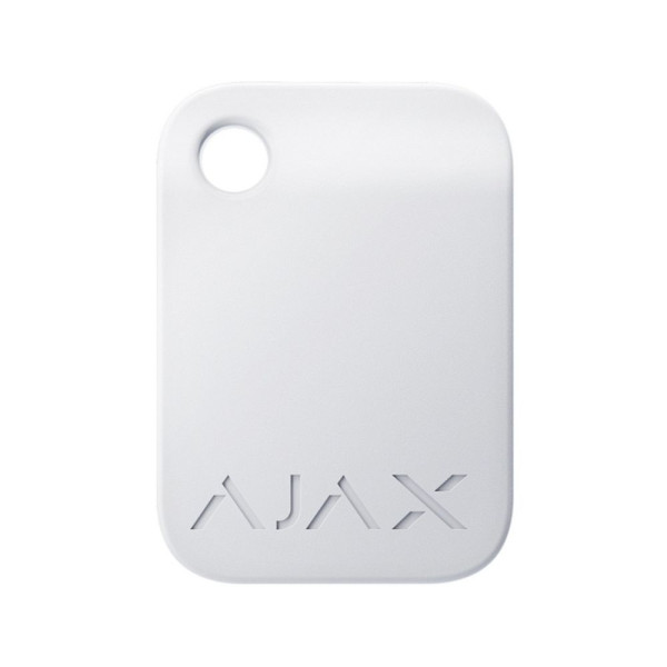 Защищённый бесконтактный брелок Ajax Tag white (комплект 10 шт.) для клавиатуры KeyPad Plus Защищённый бесконтактный брелок Ajax Tag white (комплект 10 шт.) для клавиатуры KeyPad Plus