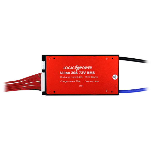 BMS плата Li-ion 72V 20S Dis 40A Ch 20A для захисту акумуляторних батарей та балансування елементів для тривалої експлуатації BMS плата Li-ion 72V 20S Dis 40A Ch 20A для захисту акумуляторних батарей та балансування елементів для тривалої експлуатації