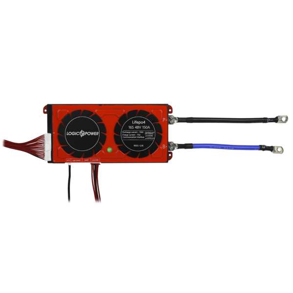 Smart BMS плата LiFePO4 48V 16S Dis 150A Ch 75A UART+RS485+CAN для ефективного управління акумуляторами в енергетичних системах Smart BMS плата LiFePO4 48V 16S Dis 150A Ch 75A UART+RS485+CAN для ефективного управління акумуляторами в енергетичних системах