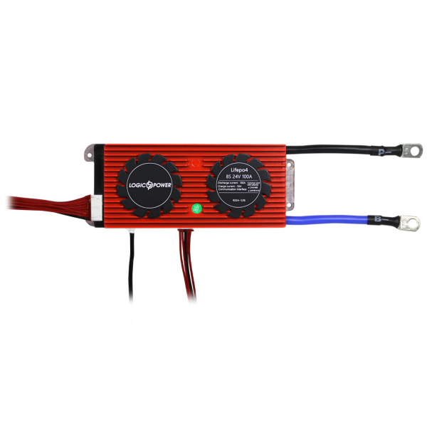 Smart BMS плата LiFePO4 24V 8S Dis 100A Ch 50A для оптимізації енергетичних систем з UART, RS485, CAN та захистом від перезаряду і перерозряду Smart BMS плата LiFePO4 24V 8S Dis 100A Ch 50A для оптимізації енергетичних систем з UART, RS485, CAN та захистом від перезаряду і перерозряду