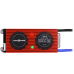Умная BMS плата LiFePO4 24V 8S для аккумуляторов, разряд 100А, заряд 50А, UART, RS485, CAN, защита от короткого замыкания, температура -20~+60