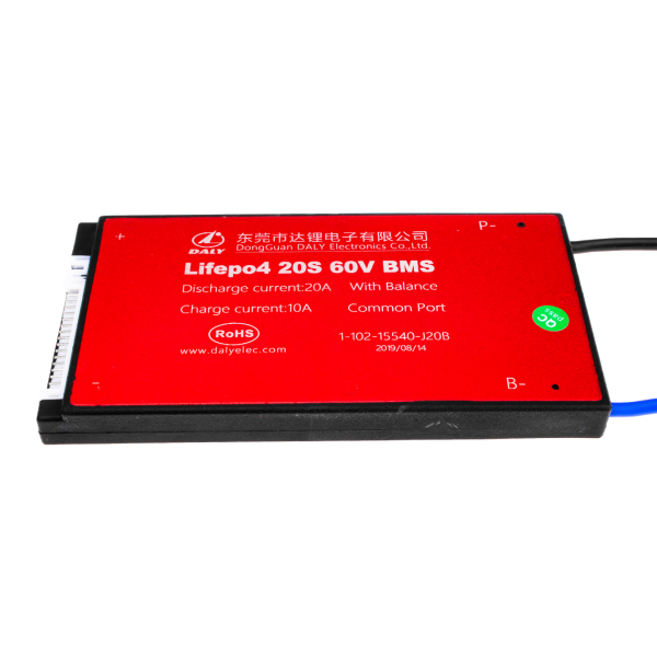 BMS плата LiFePO4 60V 20S 10A для безпечного управління акумулятором і балансування з індивідуальним контролем напруги та струму BMS плата LiFePO4 60V 20S 10A для безпечного управління акумулятором і балансування з індивідуальним контролем напруги та струму