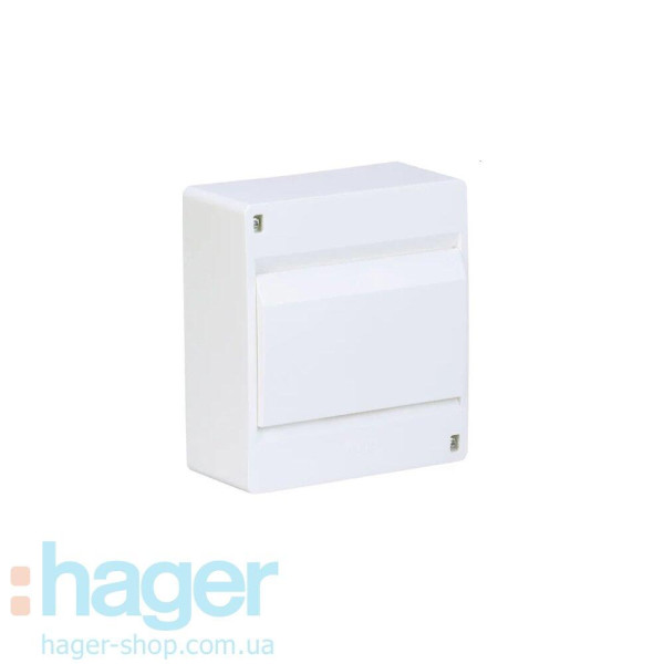 HAGER Щит з/у з білими дверцятами 6 мод. COSMOS VD106PD HAGER Щит з/у з білими дверцятами 6 мод. COSMOS VD106PD