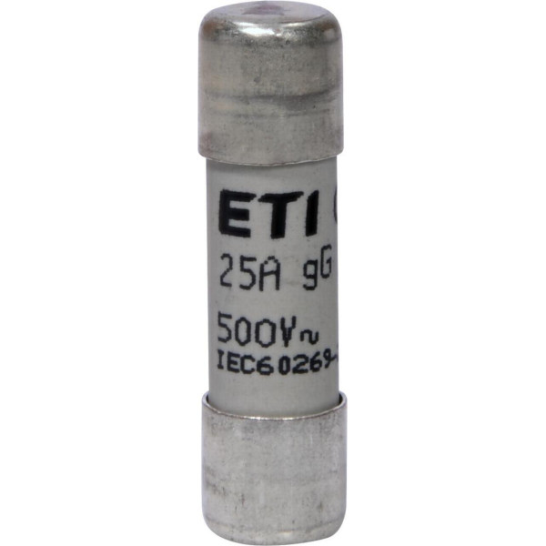 Запобіжник ETI CH10x38 gG 25A 500V (2651021) Запобіжник ETI CH10x38 gG 25A 500V (2651021)