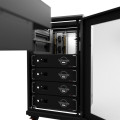 Шкаф 19" 20U для установки аккумуляторных батарей RPC-V10 с панелью постоянного тока 350 А и защитой IP20