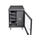 Шафа 19" 14U для акумуляторних батарей RPC-V10 з вбудованою панеллю постійного струму 350 А для швидкого підключення та надійної експлуатації