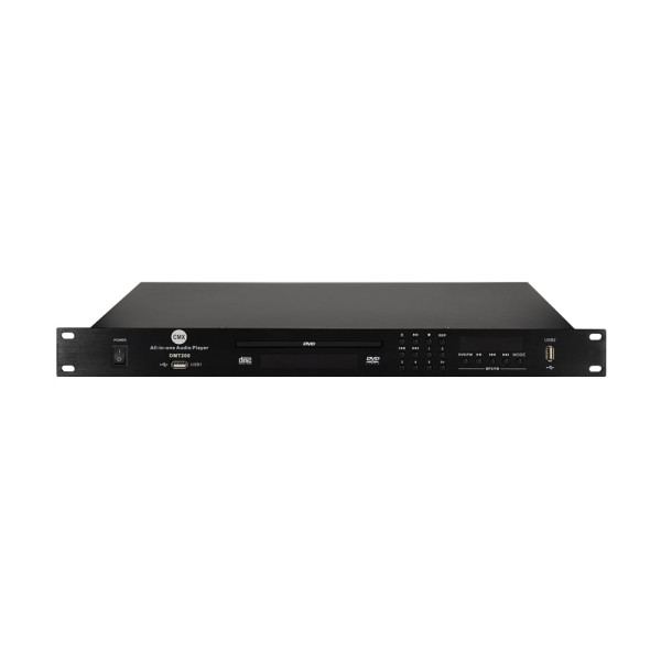 Медіаплеєр з тюнером DAB+ та FM CMX DAB200 для аудіосистем 19", USB-плеєр, Bluetooth, монтаж у стійку 1U, розміри 484/260/44 мм Медіаплеєр з тюнером DAB+ та FM CMX DAB200 для аудіосистем 19", USB-плеєр, Bluetooth, монтаж у стійку 1U, розміри 484/260/44 мм