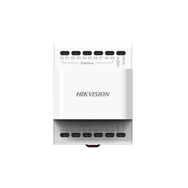Блок узгодження Hikvision DS-KAD20 для 2-х дротової аудіотрубки Блок узгодження Hikvision DS-KAD20 для 2-х дротової аудіотрубки