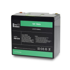 Акумулятор LiFePO4 12В 18А·год Full Energy FEG-1218 для ДБЖ, охоронної сигналізації та автономних систем живлення