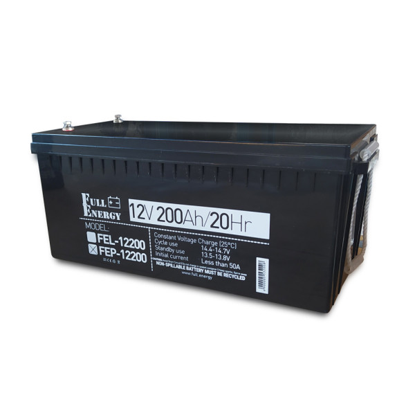 Акумулятор 12В 200А·год для ДБЖ Full Energy FEP-12200 Акумулятор 12В 200А·год для ДБЖ Full Energy FEP-12200