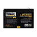 Акумуляторна батарея літій-залізо-фосфатна 12.8В 12А*год Trinix TLFP-1212 Ultra LiFePO4 для живлення різноманітного обладнання чорного кольору