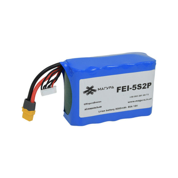 Акумулятор FEi-5S2P LiitoKala 8000 мА·год для FPV-дрона Акумулятор FEi-5S2P LiitoKala 8000 мА·год для FPV-дрона