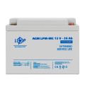 Акумулятор LogicPower LPM-MG 12V 26Ah AGM мультигелевий клеми М5 Акумулятор LogicPower LPM-MG 12V 26Ah AGM мультигелевий клеми М5