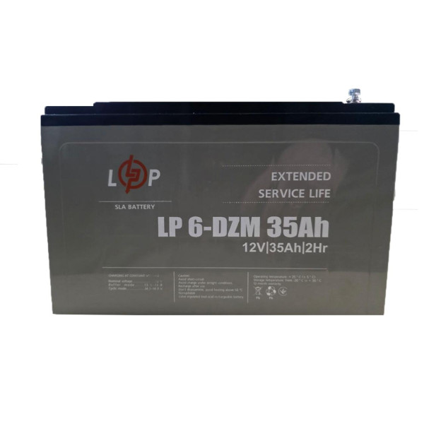 Тяговый AGM-аккумулятор LogicPower LP 6-DZM 35 А·ч с уценкой 05.2024 — OCLP42061 Тяговый AGM-аккумулятор LogicPower LP 6-DZM 35 А·ч с уценкой 05.2024 — OCLP42061