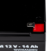 Акумулятор AGM LPM 12V - 14 Ah для систем безперебійного живлення, відеоспостереження та охоронних сигналізацій