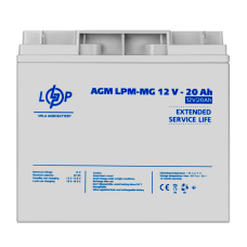 Аккумулятор мультигелевый 12V 20 Ah LPM-MG для бесперебойного питания и систем видеонаблюдения