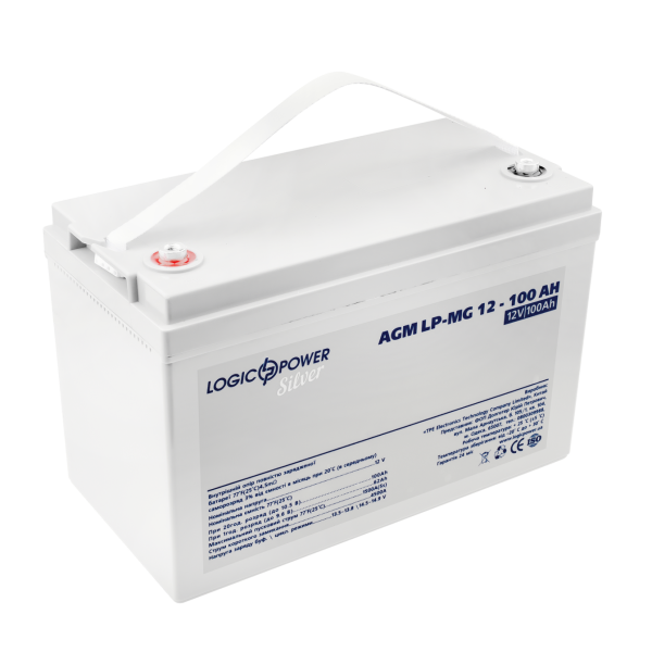 Акумулятор мультигелевий LP-MG 12V - 100 Ah Silver Акумулятор мультигелевий LP-MG 12V - 100 Ah Silver
