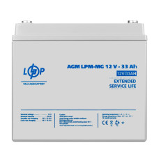 Уцінений мультигелевий акумулятор LogicPower LPM-MG 12 В 33 А·год, 04.2025 — OCLP42546 Уцінений мультигелевий акумулятор LogicPower LPM-MG 12 В 33 А·год, 04.2025 — OCLP42546