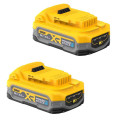 Акумуляторна система Li-Ion 18В DeWALT DCBP318S2 для потужних інструментів з ємністю 3.5 Аг, вага 1.1 кг, оптимальна для професійного використання Акумуляторна система Li-Ion 18В DeWALT DCBP318S2 для потужних інструментів з ємністю 3.5 Аг, вага 1.1 кг, оптимальна для професійного використання