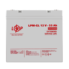 Акція.Акумулятор гелевий LPM-GL 12V - 55 Ah