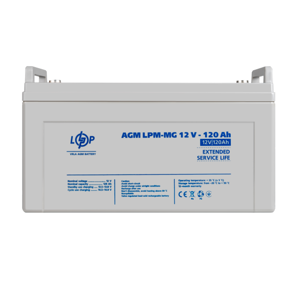 Акумулятор мультигелевий LPM-MG 12V - 120 Ah Акумулятор мультигелевий LPM-MG 12V - 120 Ah