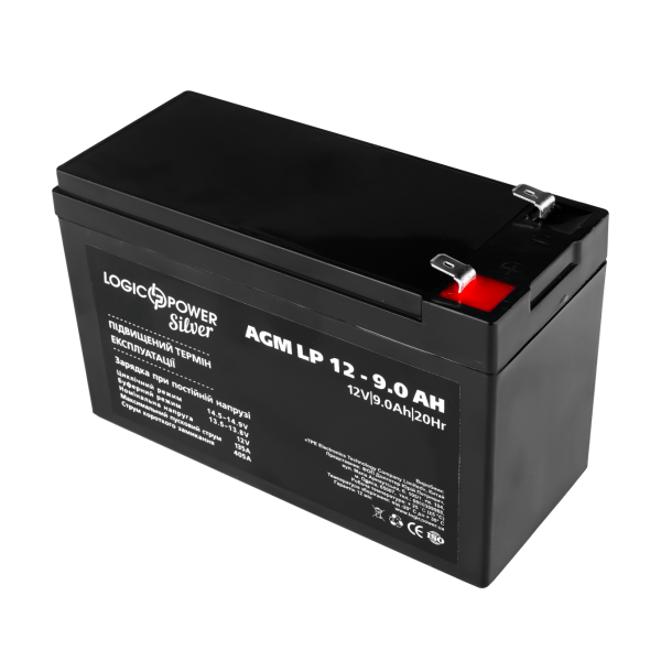 Акумулятор AGM LP 12V - 9 Ah Silver Акумулятор AGM LP 12V - 9 Ah Silver