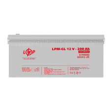 Гелевий акумулятор LogicPower LPM-GL 12 В 200 А·год, дата 10.2024 — OCLP42291 Гелевий акумулятор LogicPower LPM-GL 12 В 200 А·год, дата 10.2024 — OCLP42291