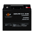 Акумулятор AGM LPM 12V-20 Ah під болт М5 для систем безперебійного живлення та енергозберігаючого обладнання Акумулятор AGM LPM 12V-20 Ah під болт М5 для систем безперебійного живлення та енергозберігаючого обладнання