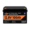 Акумулятор LP LiFePO4 12V (12,8V) - 100 Ah (1280Wh) (Smart BMS 100А) з BT пластик Акумулятор LP LiFePO4 12V (12,8V) - 100 Ah (1280Wh) (Smart BMS 100А) з BT пластик